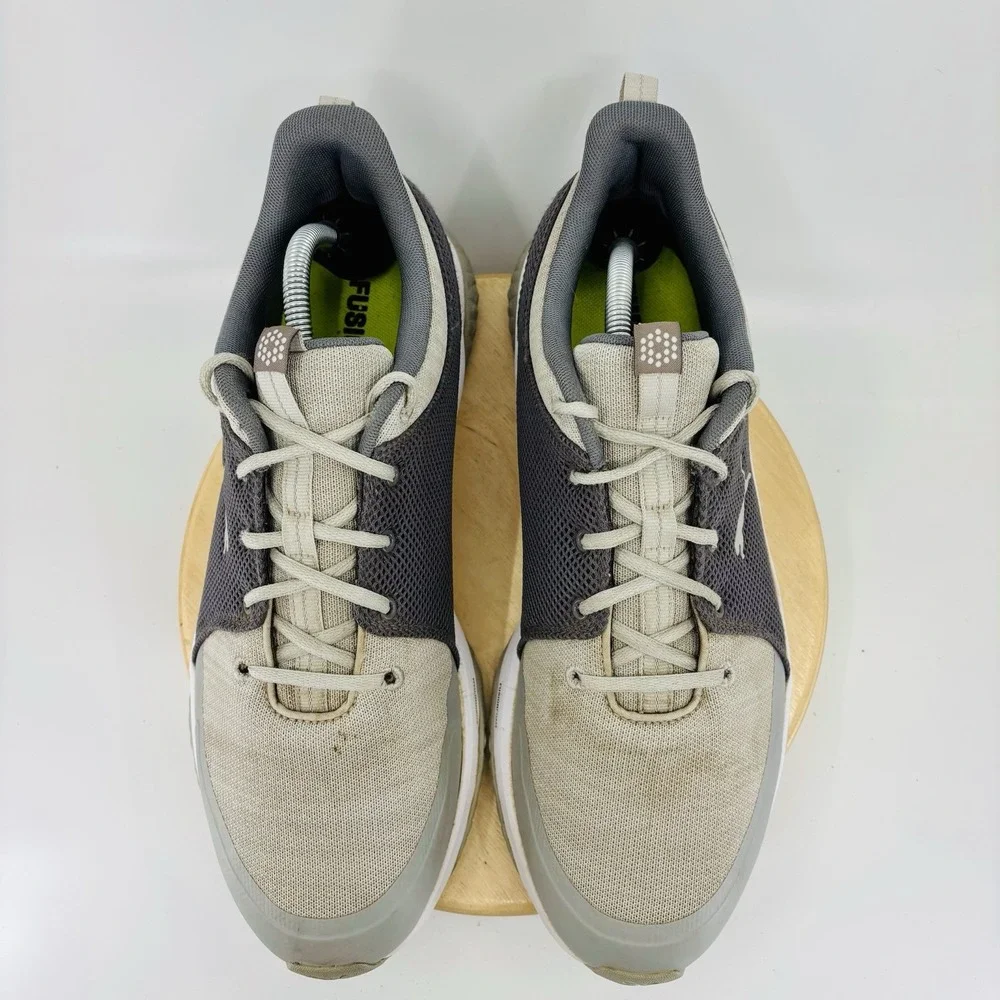 PUMA Grip Fusion Golf Shoes Men's Size 11.5 Gray Turf Sneakers Pre-Owned Comfort - Picture 7 of 8